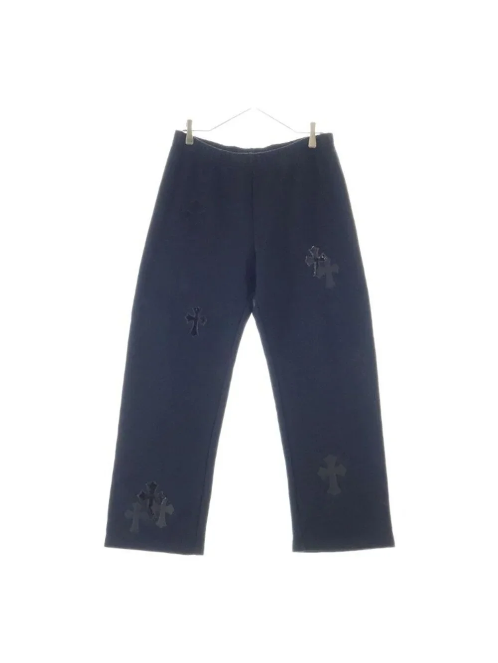 Chrome Hearts Not Cross Patch Sweatshirt Long Pants Black